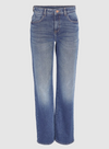 Noisy May Yolanda Wide Leg Jeans - Medium Blue Denim