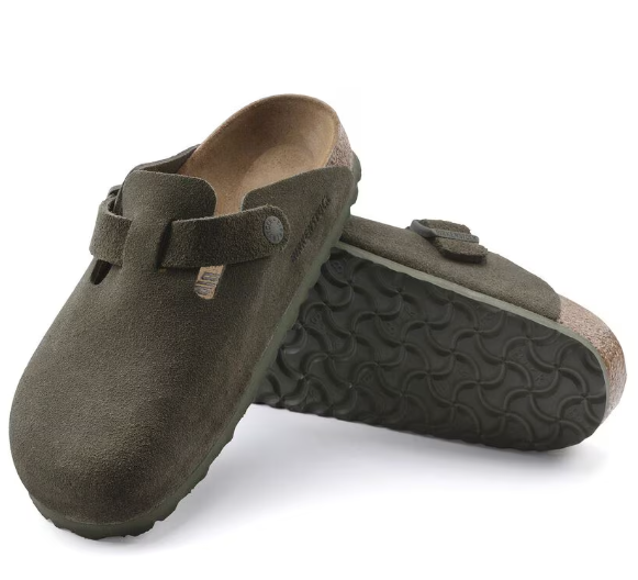 Birkenstock Boston Sueede Leather - Thyme