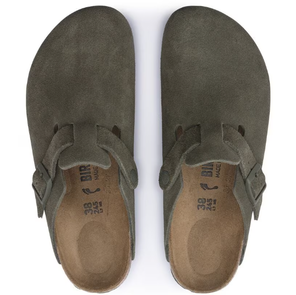 Birkenstock Boston Sueede Leather - Thyme
