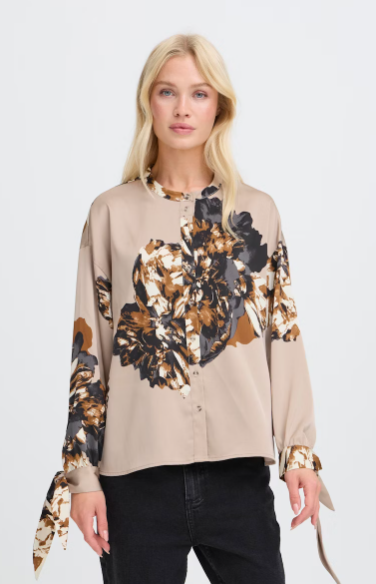 B.young Jannike Blouse Bow Shirt - String Meg