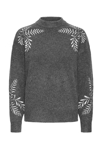B.young Magge Jumper - Dark Grey Melange