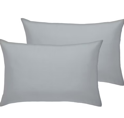 Right Choice Premium Quality Bedding Pillow Cases - Silver