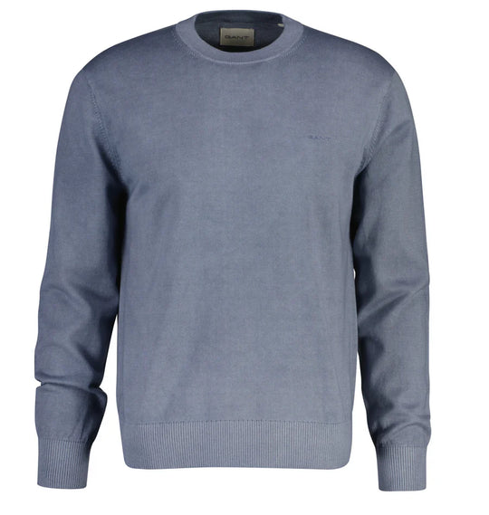 Gant Sunfaded Crew Neck - Faded Denim