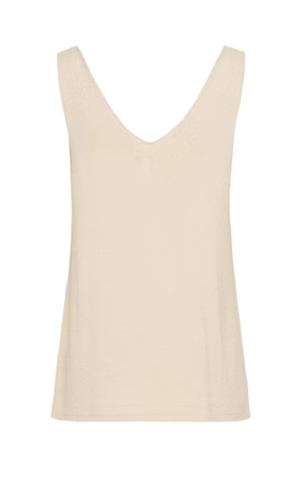 B.Young Mobbe V Neck Jumper - Frosted Almond