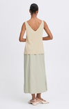 B.Young Mobbe V Neck Jumper - Frosted Almond