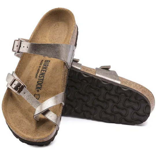 Birkenstock Mayari Birko-Flor Regular Fit - Graceful Taupe [Size 38/UK 5]