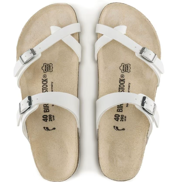 Birkenstock Mayari Birko-Flor Regular Fit - White 0071051 [Size 39/5.5]