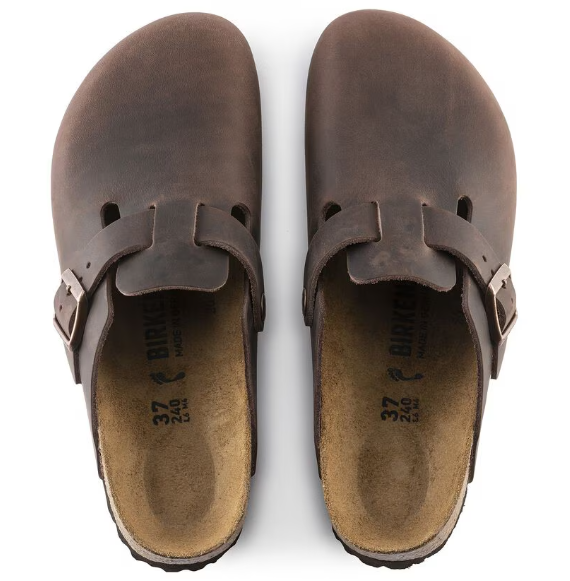 Birkenstock Boston Natural Leather Oiled - Habana 0860131