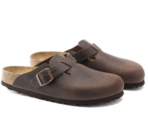 Birkenstock Boston Natural Leather Oiled - Habana 0860131