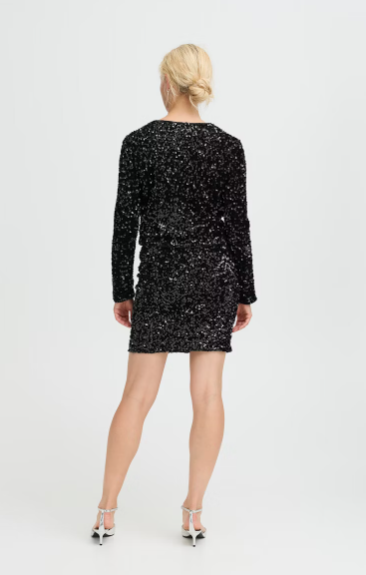 B.young Paillet Bow Jacket - Fudge Sequin Mix - Fudge