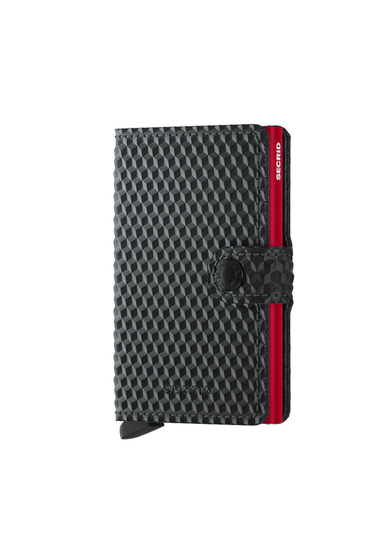 Secrid Miniwallet - Cubic Black-Red