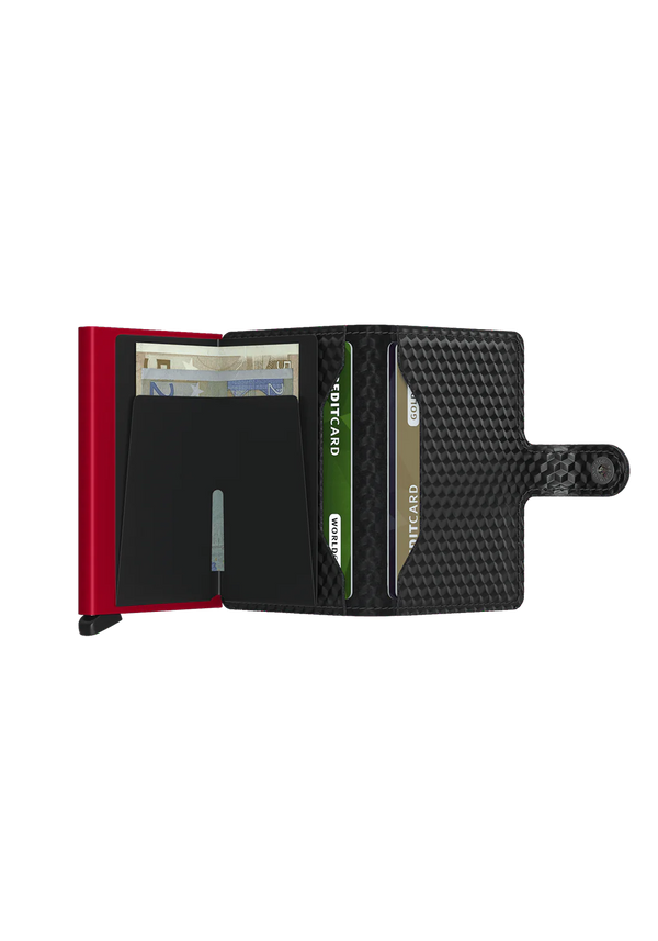 Secrid Miniwallet - Cubic Black-Red
