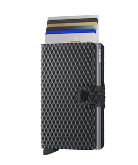 Secrid Miniwallet Cubic - Black/Titanium