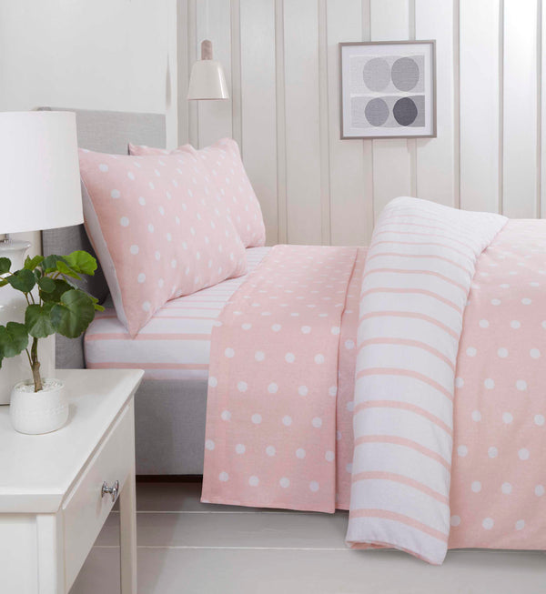 Right Choice Sheet Set New York Spots - Pink