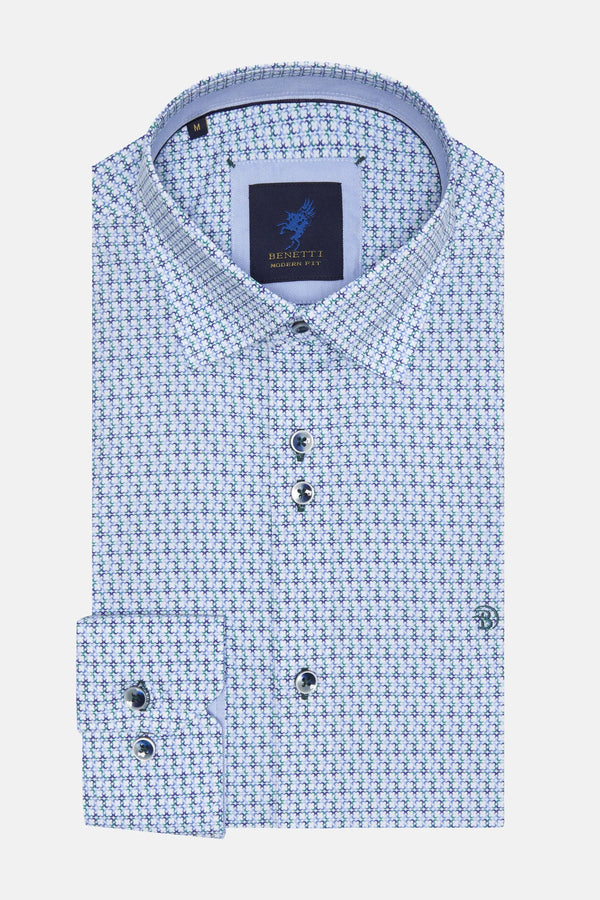 Benetti Stephen Modern Fit Shirt  - Green