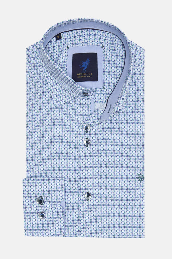 Benetti Stephen Modern Fit Shirt  - Green