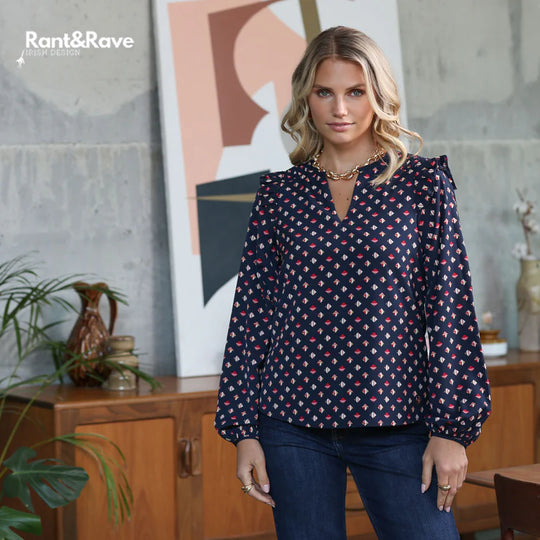 Rant & Rave Taya Top - Navy