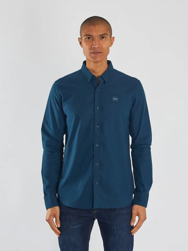 Diesel Temple Shirt - Midnight Teal (Size XL)