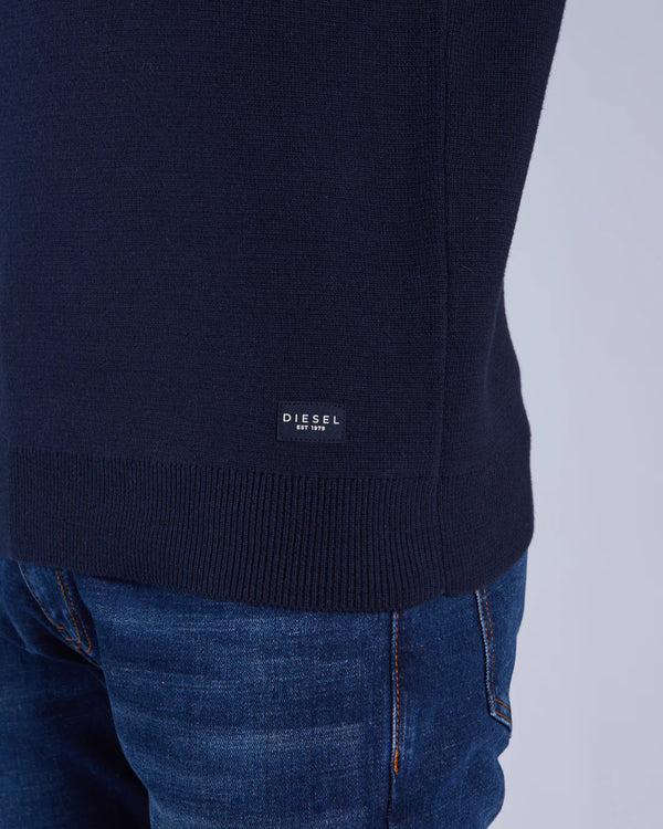 Diesel Tully Half Zip - Petrol Blue