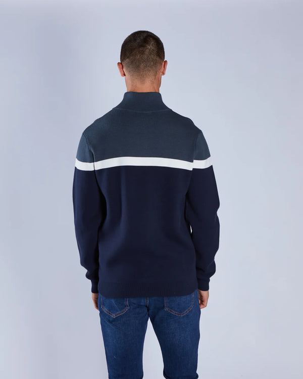 Diesel Tully Half Zip - Petrol Blue