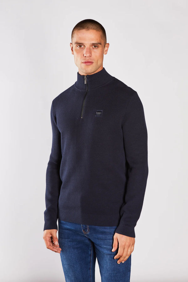 Diesel Twain Half Zip - Salute Navy