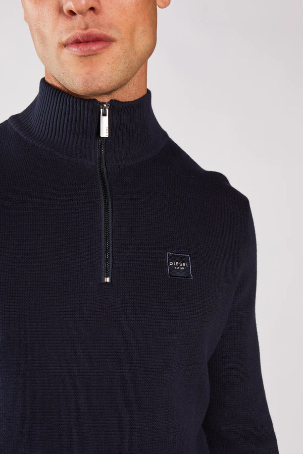 Diesel Twain Half Zip - Salute Navy