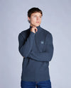 Diesel Twain Half Zip - Petrol Blue