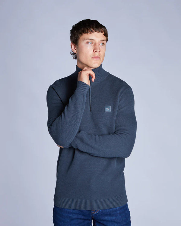 Diesel Twain Half Zip - Petrol Blue