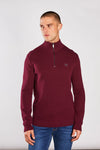 Diesel Twain Half Zip - Fig Marl