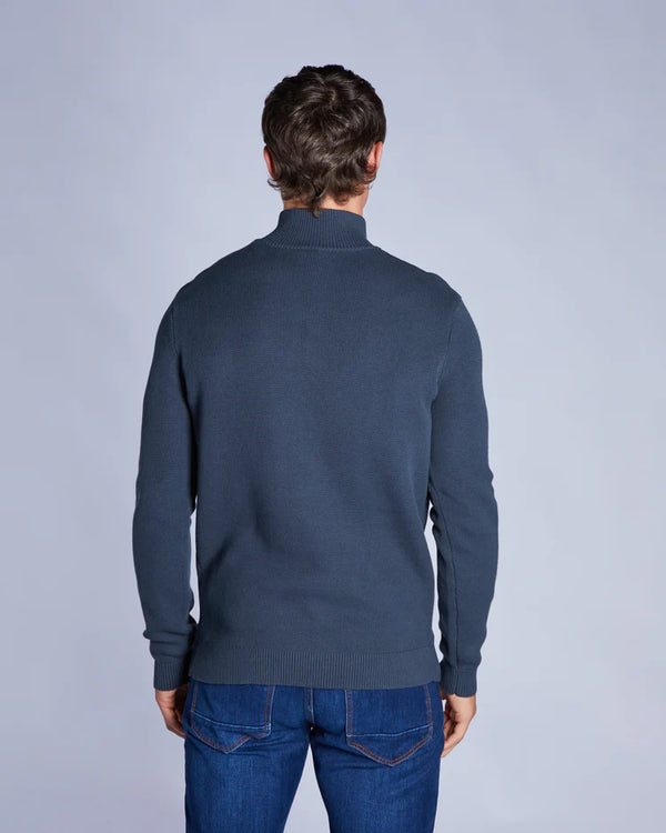 Diesel Twain Half Zip - Petrol Blue
