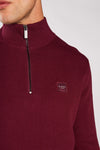 Diesel Twain Half Zip - Fig Marl