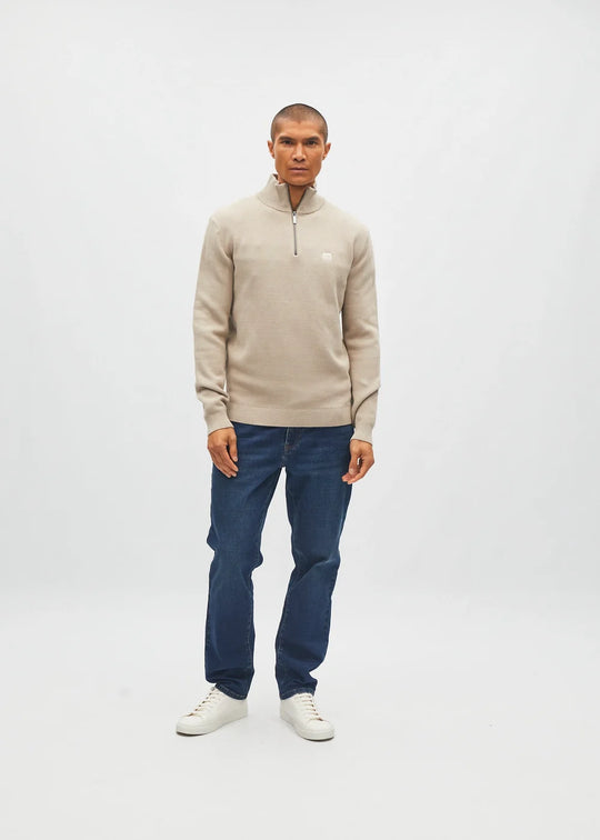 Diesel Twain Half Zip - Sandshore