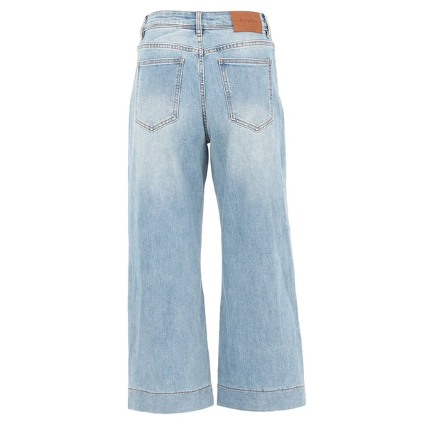 Rant & Rave Teddie Crop Jean - Ice Blue