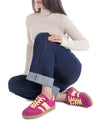 Teddy Smith Trainer Pink/Yellow - 120235