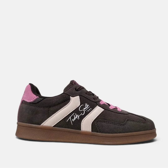 Teddy Smith Suede Trainer - Brown
