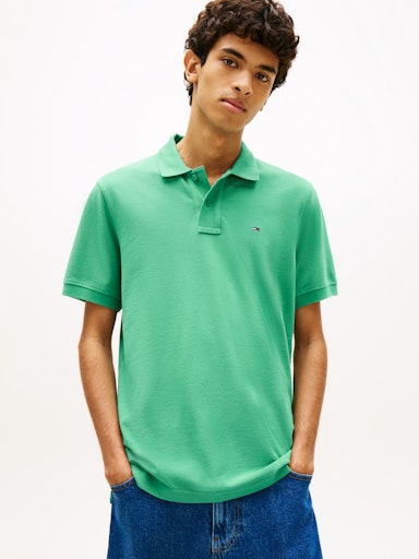 Tommy Jeans Regular Essential Polo - Bahama Green