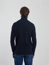 Diesel Twain Half Zip Knit Top North Navy