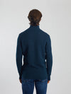 Diesel Twain Half Zip Knit Top - Midnight Teal