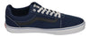 Vans Ward Deluxe Canvas Trainers - Dress Blues/White