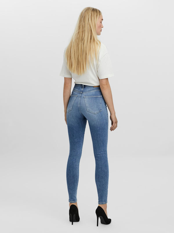 Vero Moda Sophia High Rise Skinny Jeans - Light Blue Denim