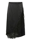 Vero Moda Merle Lace High Waist 7/8 Skirt - Black