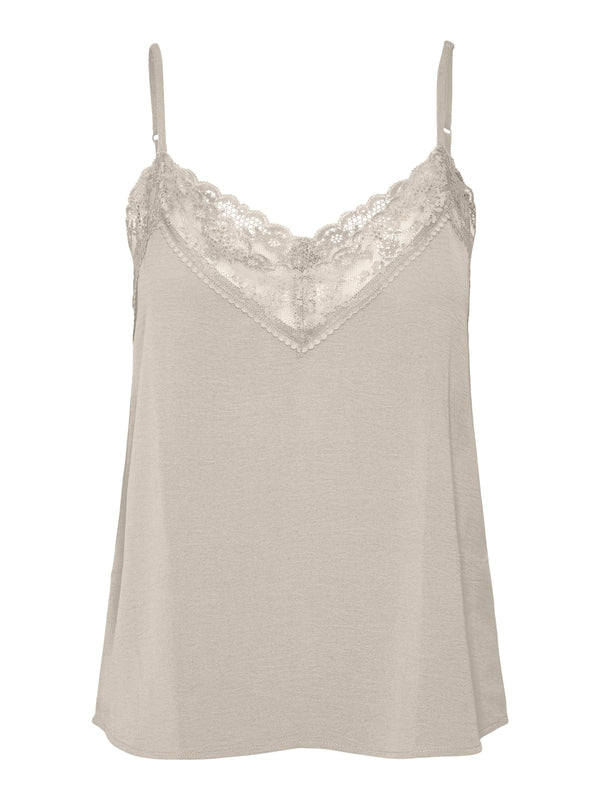 Vero Moda Emma Singlet - Pumice stone