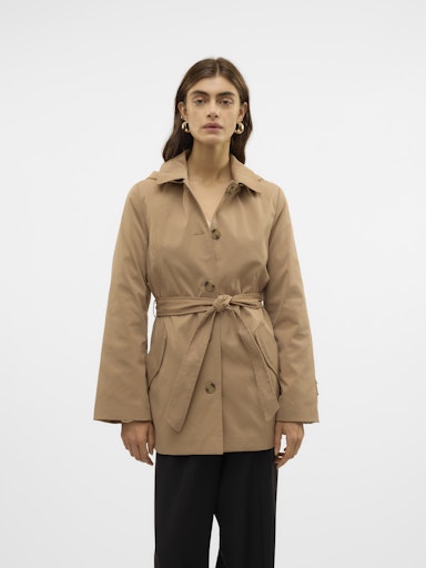 Vero Moda Chelsea Trench Coat - Tigers Eye