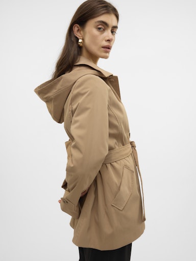 Vero Moda Chelsea Trench Coat - Tigers Eye