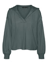 Vero Moda Ami Long Sleeve Sweatshirt - Balsam Green