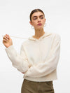 Vero Moda Besti Long Sleeve Hood Pullover - Birch