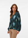 Vero Moda Gerna Long Sleeve Top - Scarab