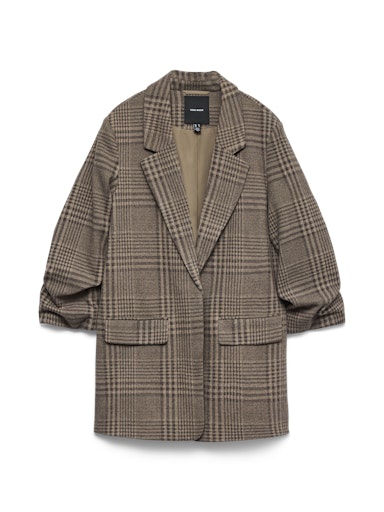 Vero Moda Fryd 3/4 Regular Blazer - Chocolate Torte