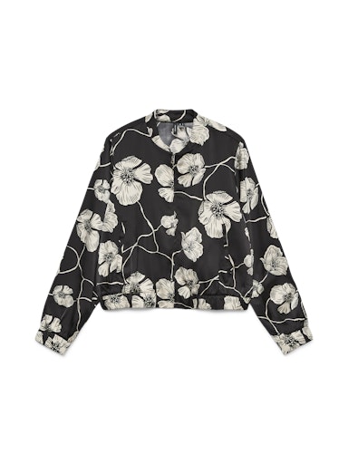 Vero Moda Elena Long Sleeve Bomber -Black