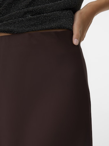 Vero Moda Elena High Waist Skirt - Chocolate Torte
